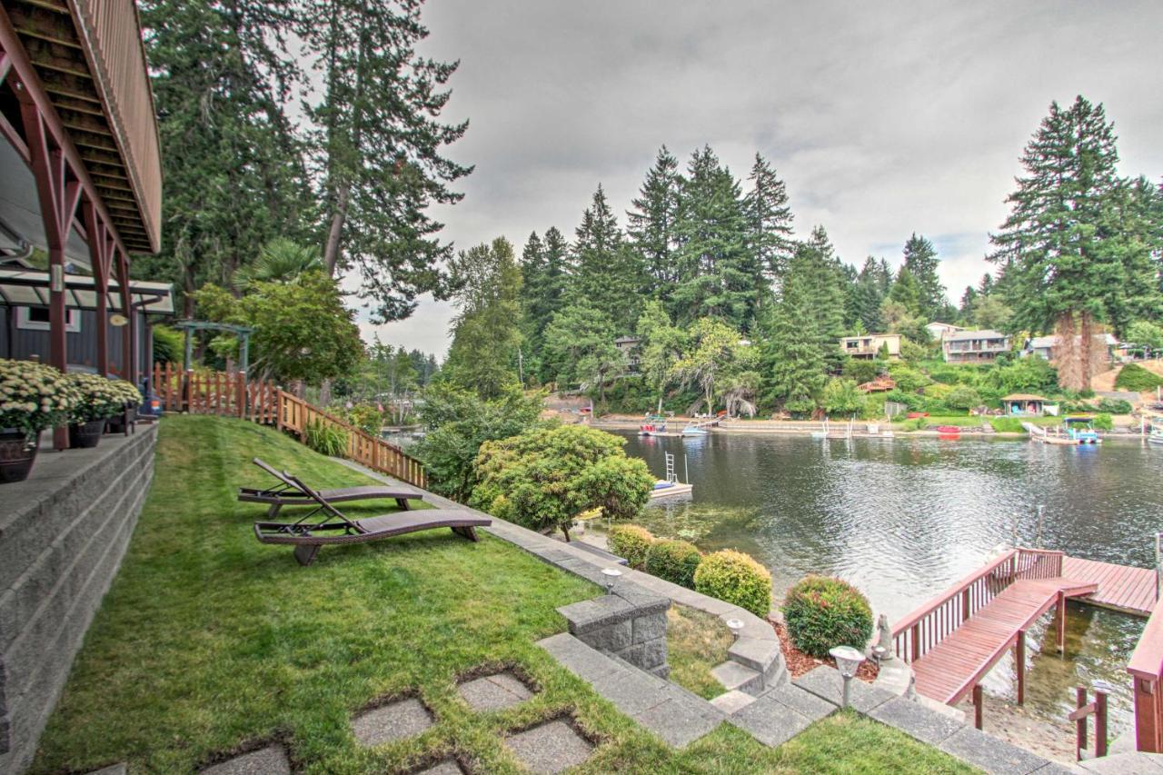 The Peacock House - Waterfront Home With Hot Tub! Olympia Exterior photo