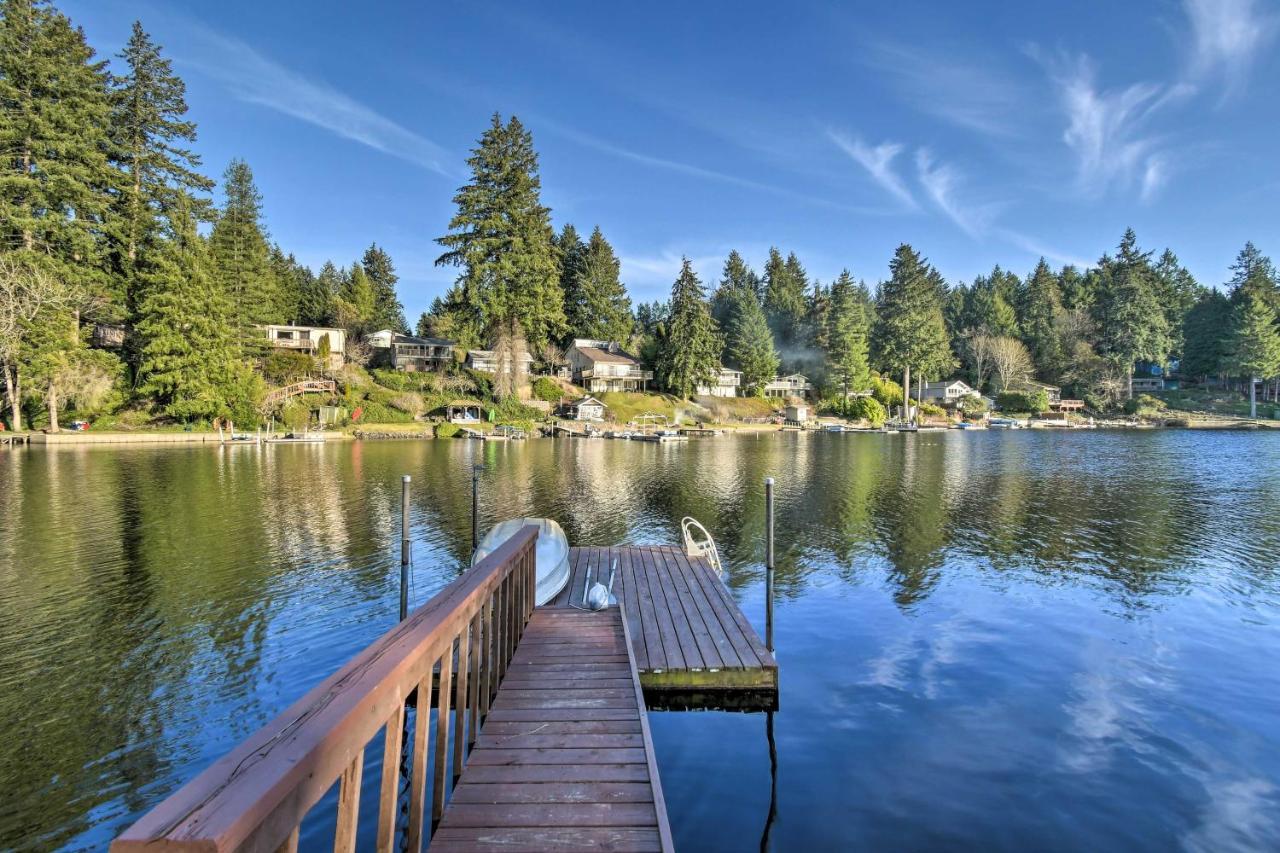 The Peacock House - Waterfront Home With Hot Tub! Olympia Exterior photo