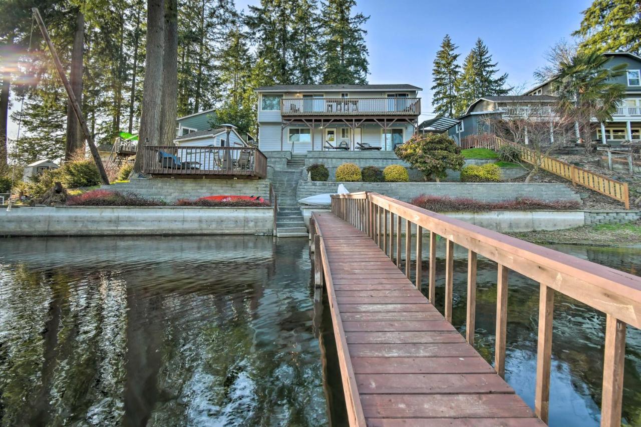 The Peacock House - Waterfront Home With Hot Tub! Olympia Exterior photo
